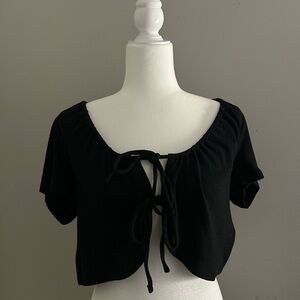 Aeropostale Black Crop Top - XL NWOT